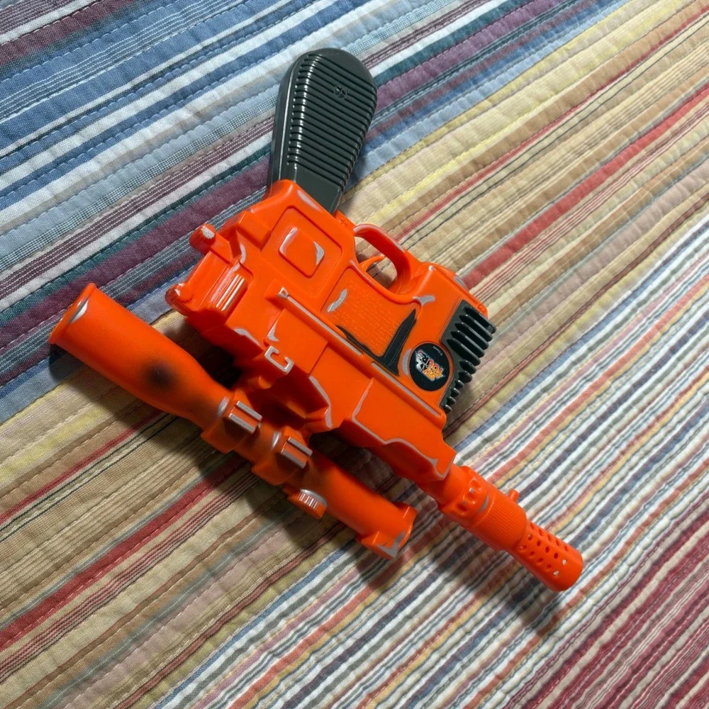 Disney Star Tours Star Wars Han Solo DL-44 Blaster Toy Orange Silver Weathered